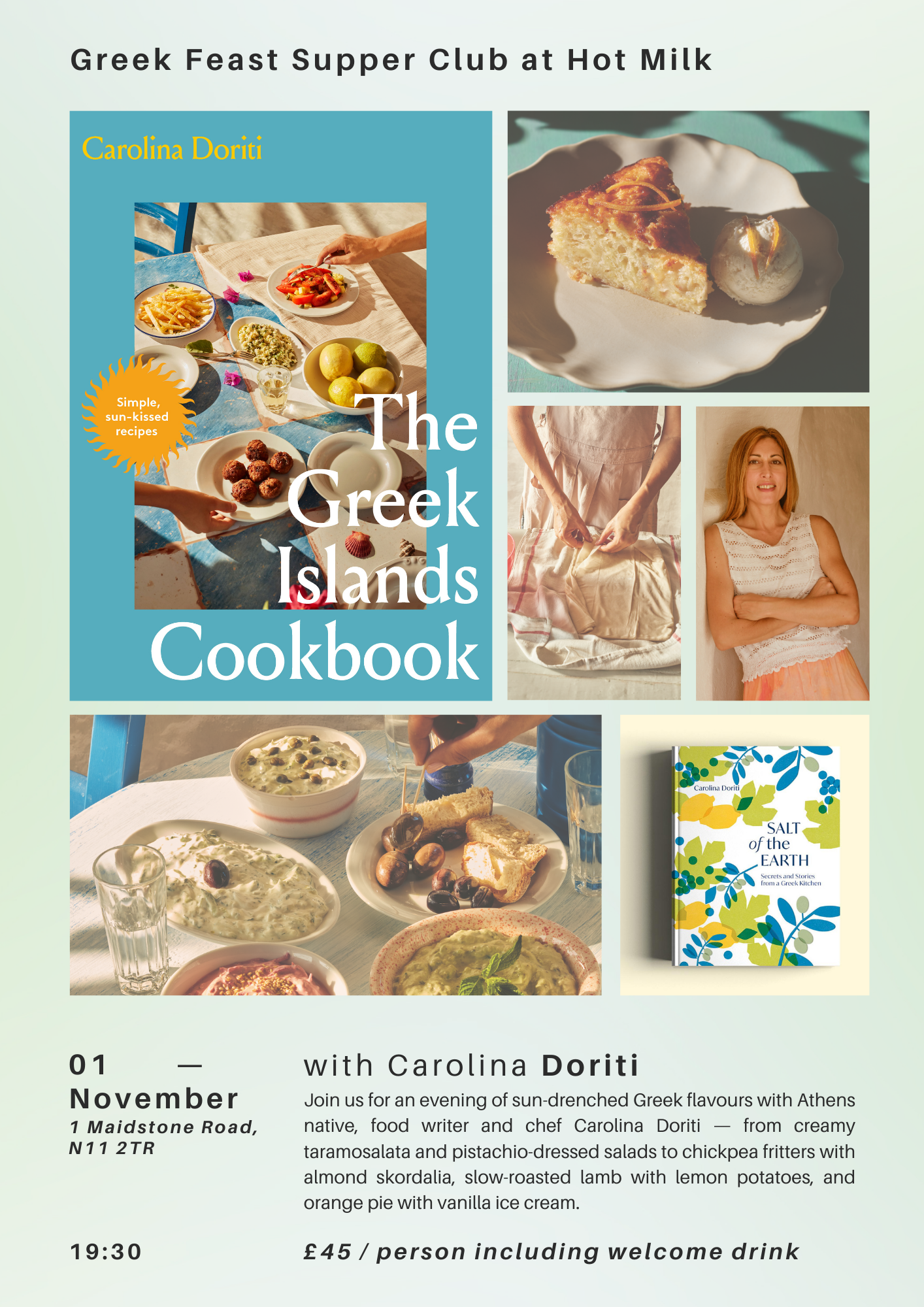 Greek Feast Supper Club with Carolina Doriti
